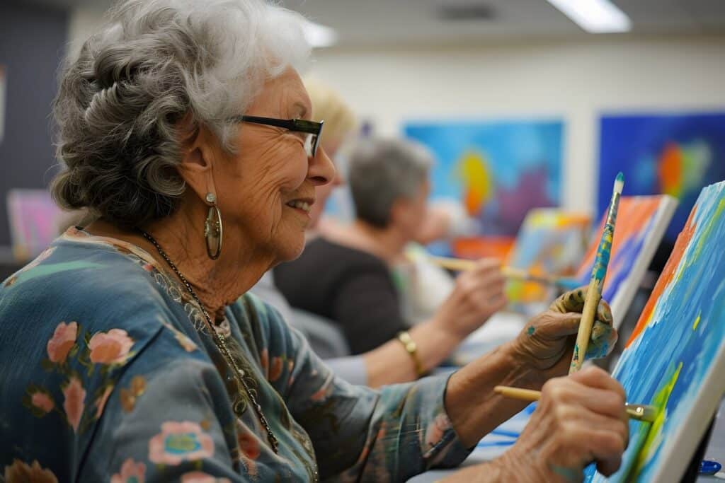 Senior Local Art Classes and Workshops