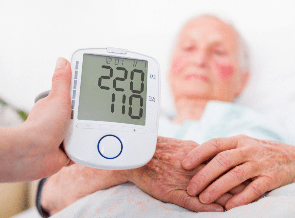 target blood pressure in elderly​